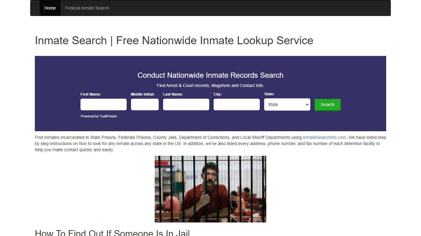 West Virginia Inmate Search - WV Department of Corrections ...